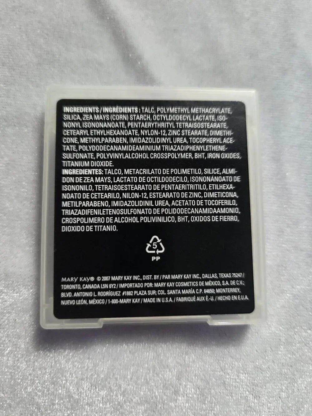 Mary Kay MK Sheer Mineral Pressed Powder Ivory 2 Discontinued